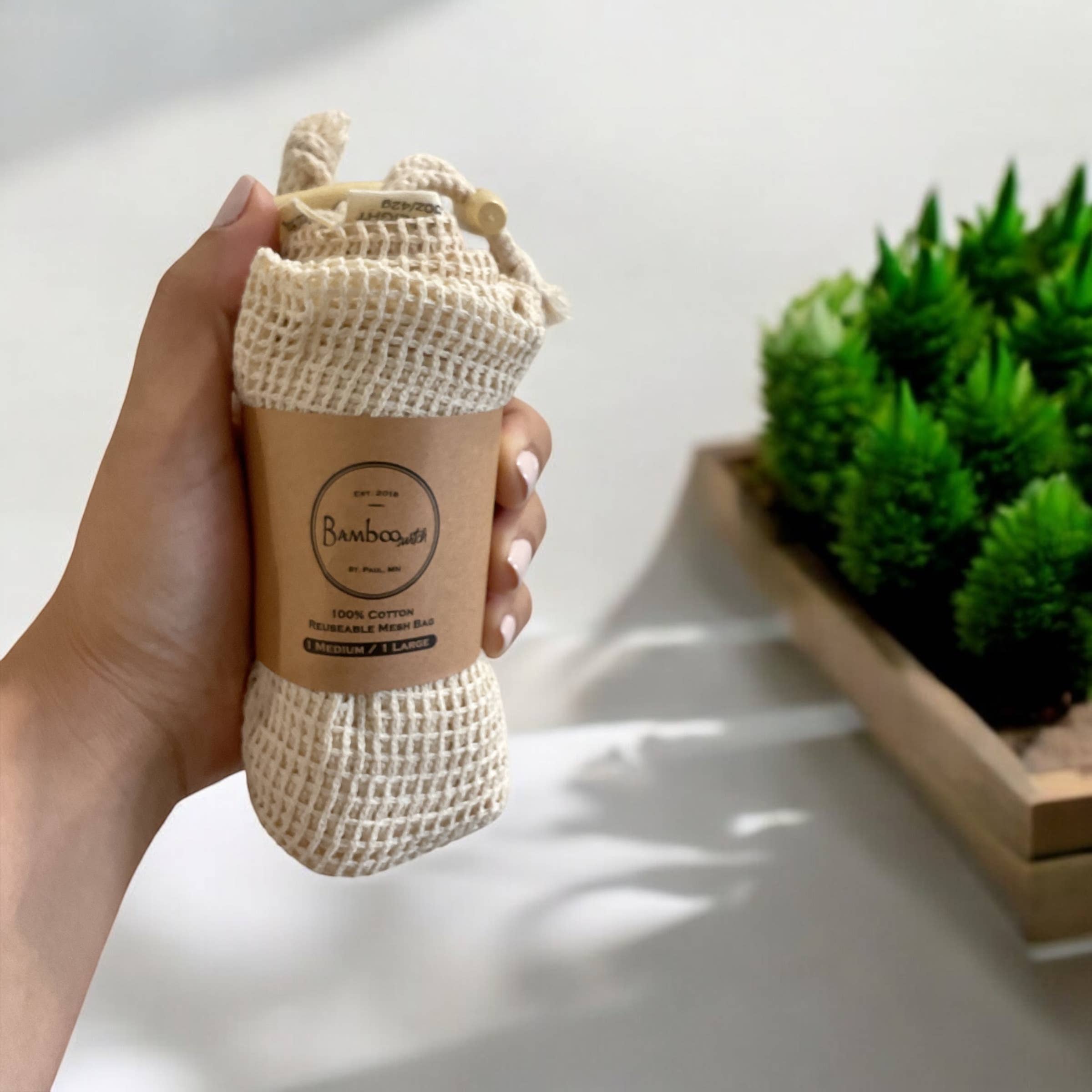 Bamboo Switch Produce Bags - Thumbnail 4