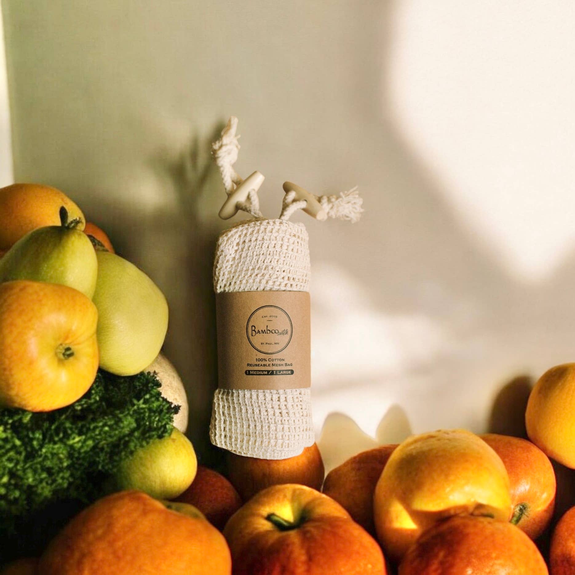 Bamboo Switch Produce Bags - Thumbnail 3